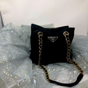 Prada Nylon Shoulder Bag Authentic